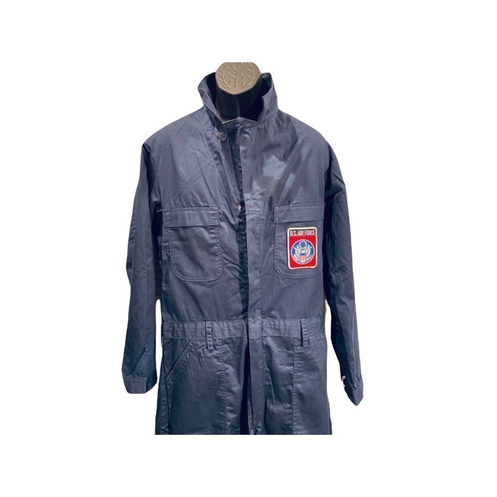 US AIR FORCE MENS UTILITY COVERALLS (American Apparel, Contractor) BLUE 44L NWOT